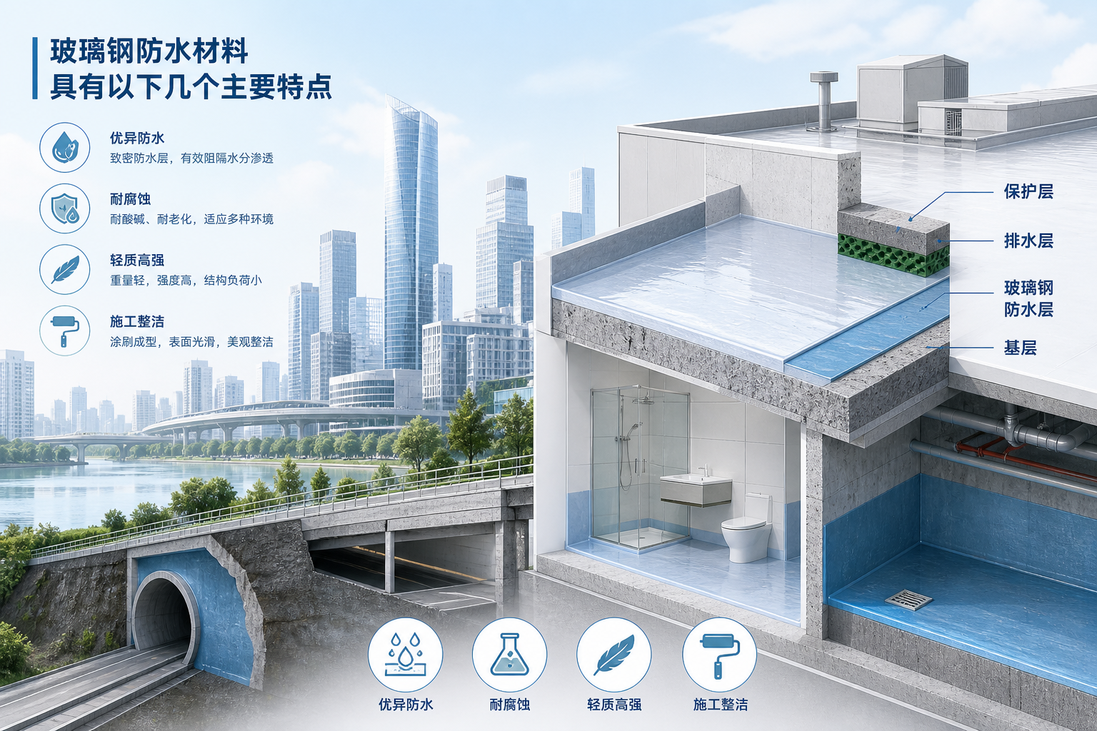 2023年玻璃钢防水材料市场趋势分析，关注 汕头 发展